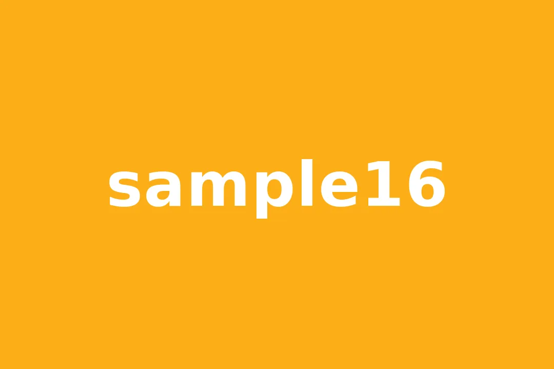 test-sample16