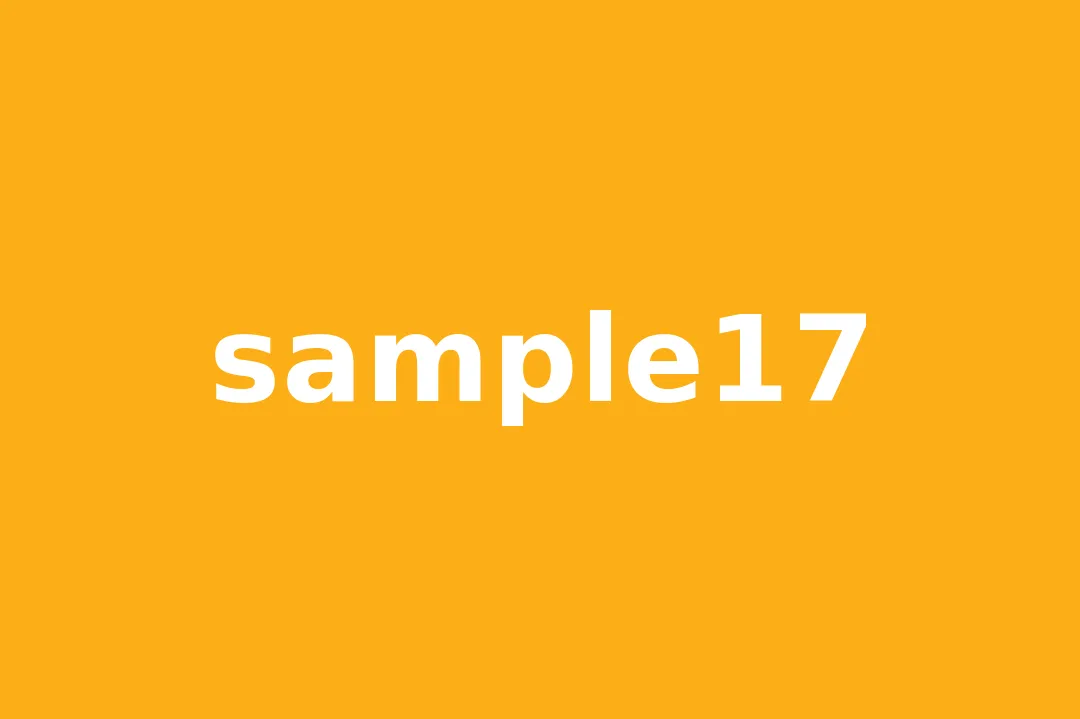 test-sample17