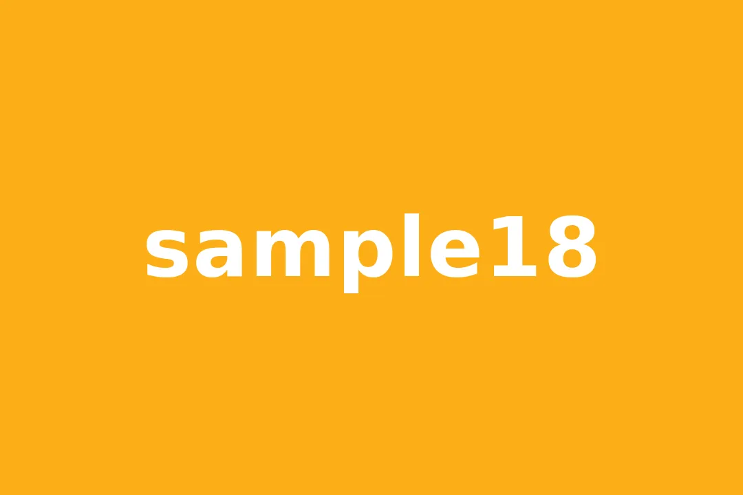 test-sample18