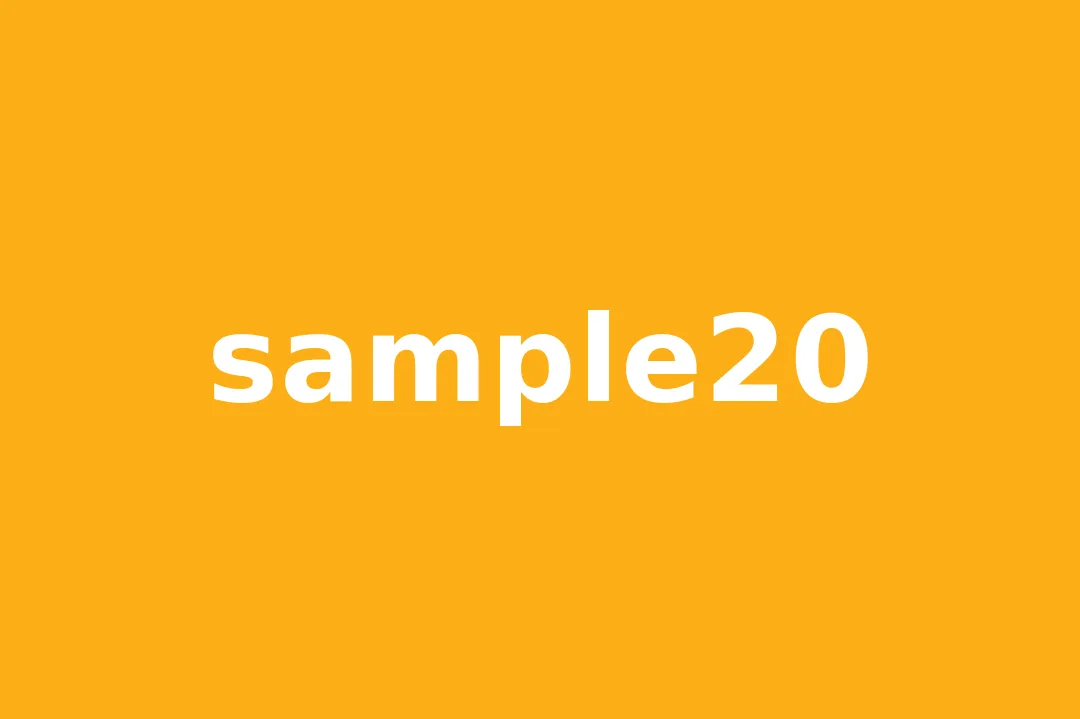 test-sample20