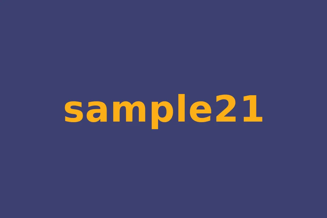 test-sample21